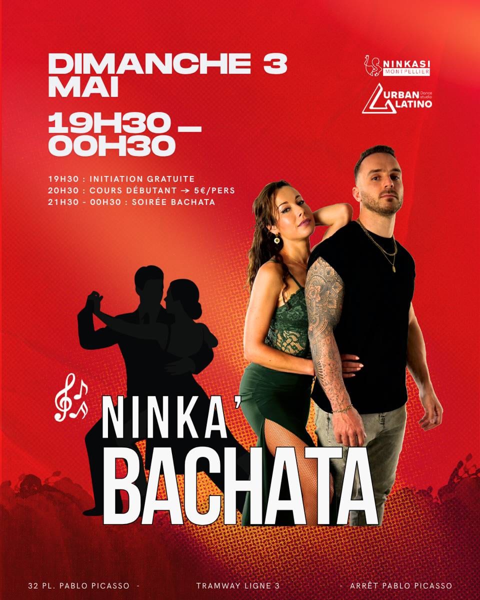 SOIRÉE BACHATA AU NINKASI MONTPELLIER