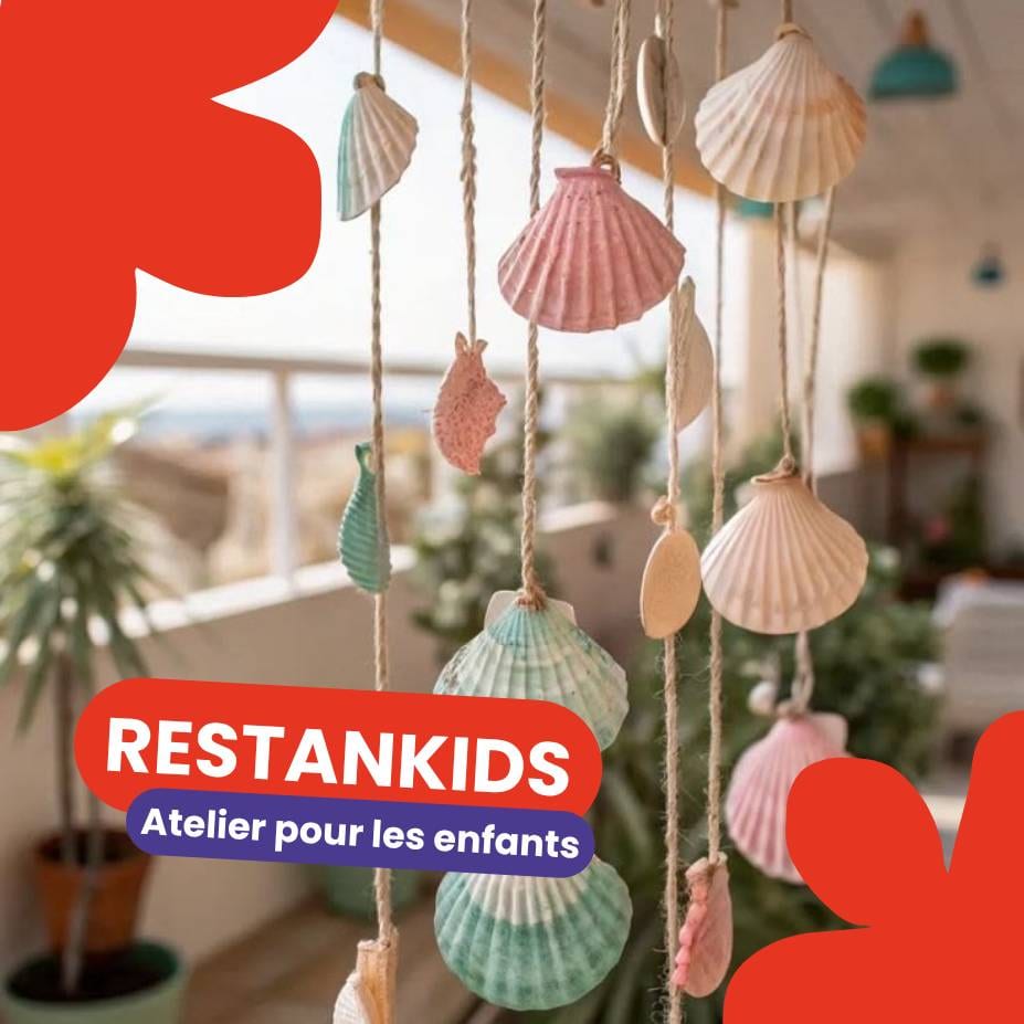 RESTANKIDS - FABRIQUE TON MOBILE EN COQUILLAGES