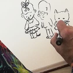 Live painting par Patrick Moya