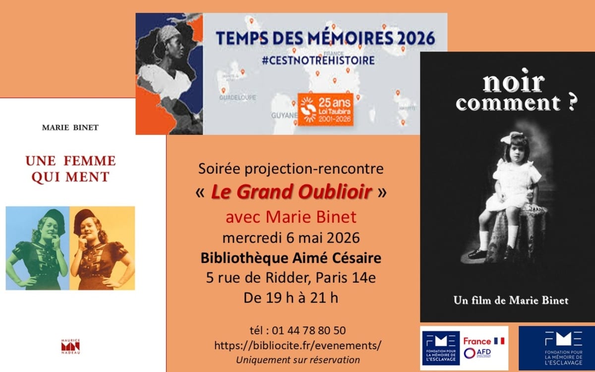 Soirée projection-rencontre « Le Grand Oublioir » avec Marie Binet