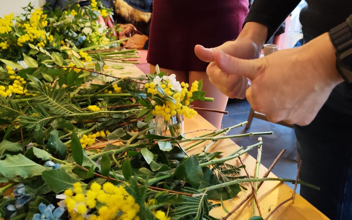 Atelier floral de printemps : un bouquet à offrir, un moment à partager