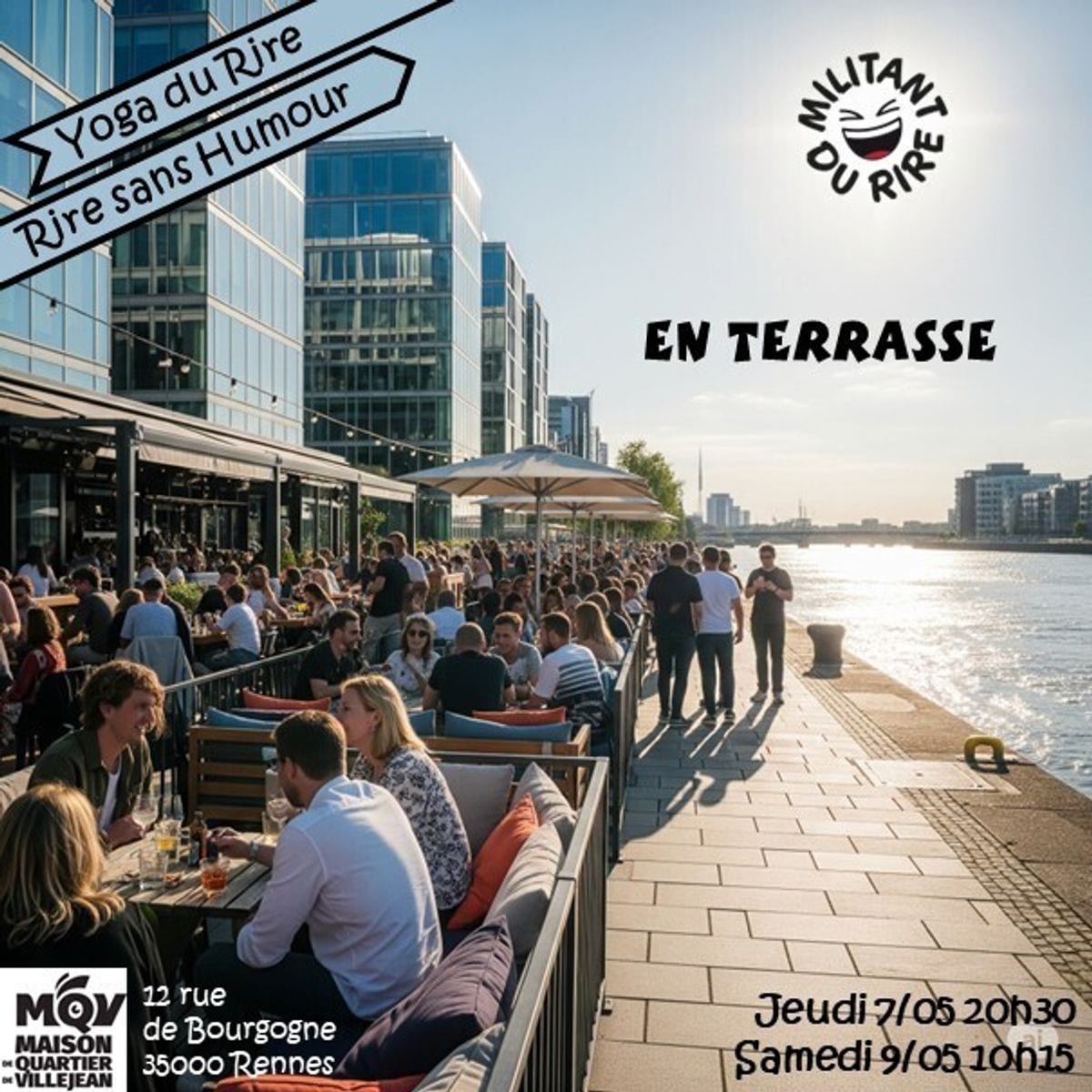 Yoga du Rire : En terrasse